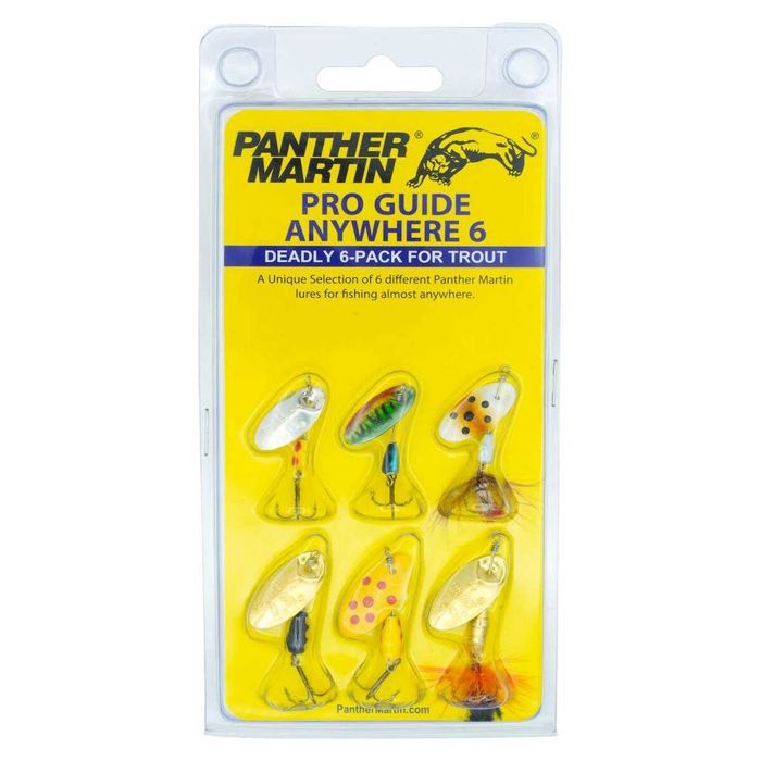 Вращающаяся блесна Panther Martin Lures Panther Martin Pro Guide Anywhere Spinners Fishing