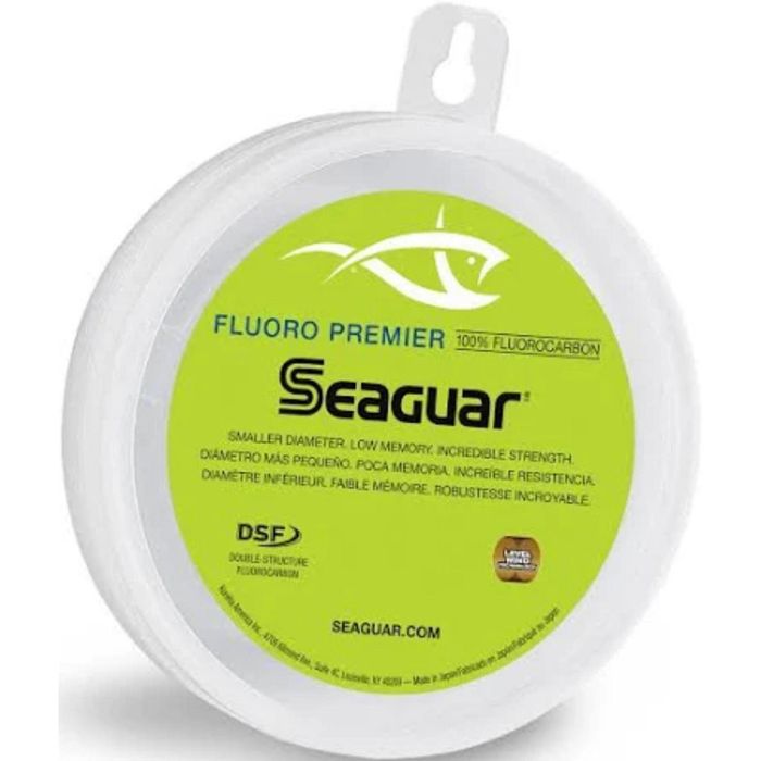 Поводковый материал Seaguar Fluoro Premier Fluorocarbon Leader (25 yd Spools)