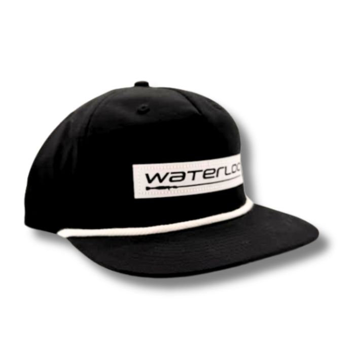 Головной убор Richardson Waterloo Black and White Rope Cap - Performance Logo