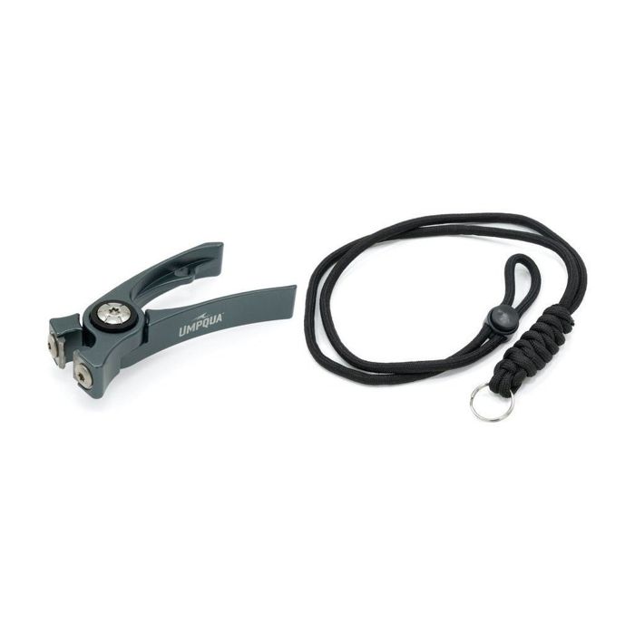 Аксессуар нахлыстовика Umpqua - RiverRun Nipper W/Lanyard - Gunmetal