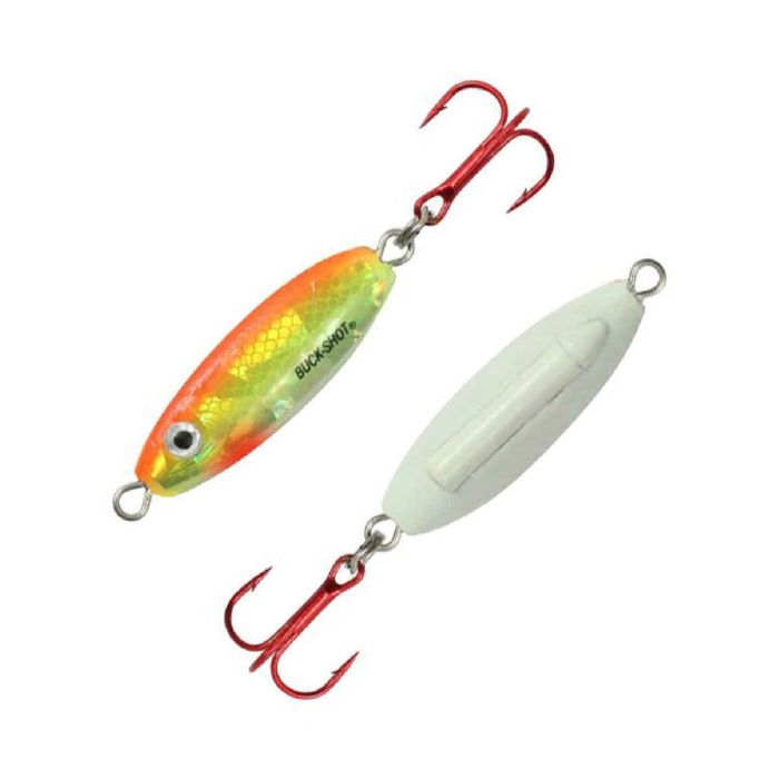 Зимняя приманка Northland Fishing Tackle Northland Buck Shot Rattle Jigging Spoon - Glow C