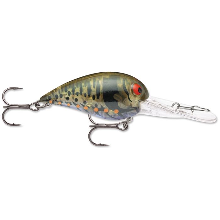 Воблер Storm Lures Storm Original Deep Wiggle Wart Crankbait - Phantom Green Purple Craw,