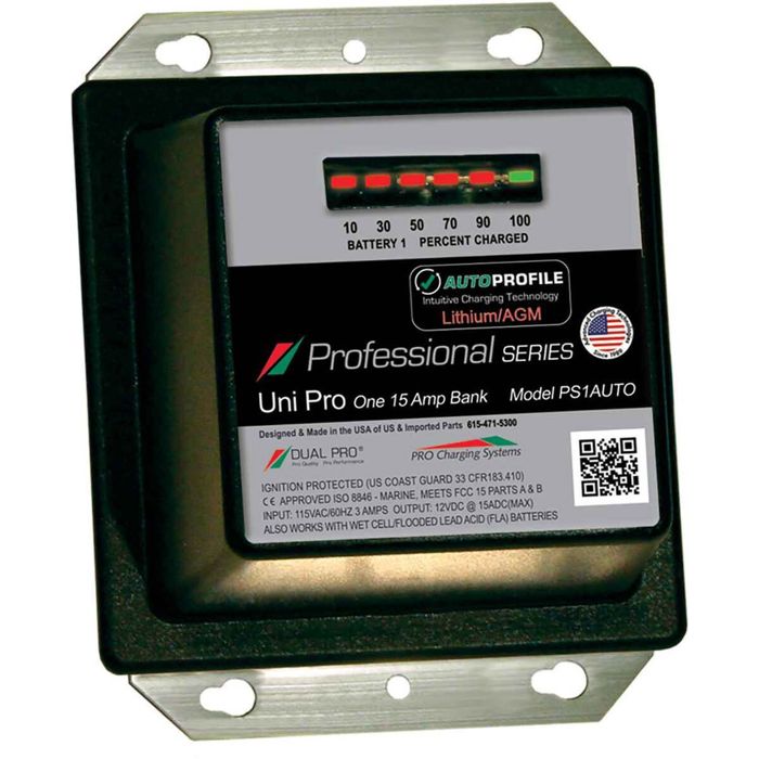 Зарядное устройство для аккумуляторов Dual Pro Professional Series AutoProfile Marine Batt