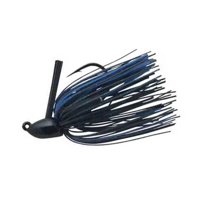 Джиг Booyah Baits Booyah Boo Jig Flipping Skirted Jig - Black/Blue, 1/4oz