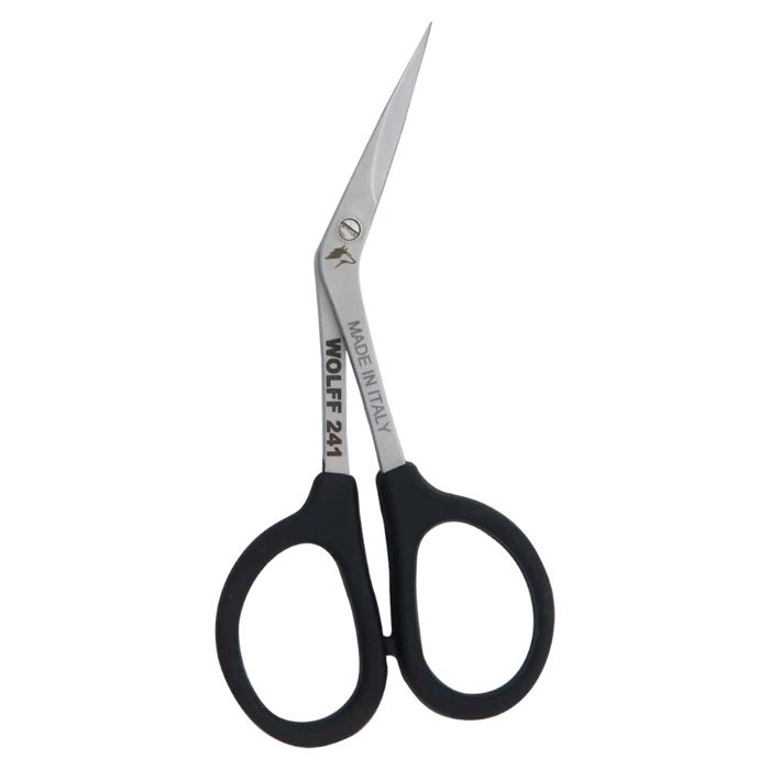 Ножницы J. Stockard Fly Fishing 4" Needle Craft Bent Fly Tying Scissors