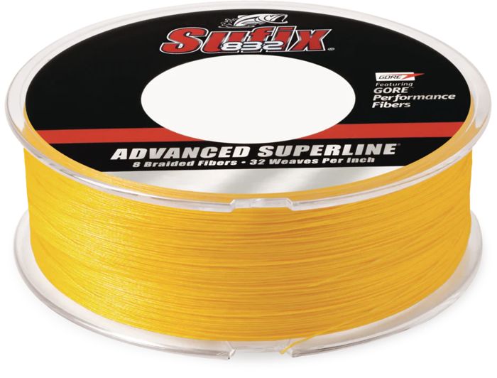 Плетёный шнур Sufix 832 Advanced Superline Braided Fishing Line (300 yd Spools)
