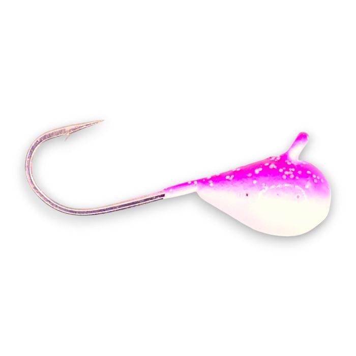 Зимняя приманка Kenders Outdoors PINK GLITTER GLOW TUNGSTEN JIG