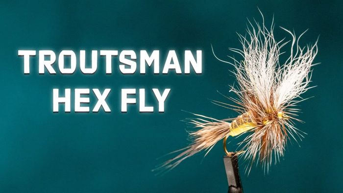Набор для вязания мушек Trident Troutsman Hex Dry Fly Tying Video Material Kit