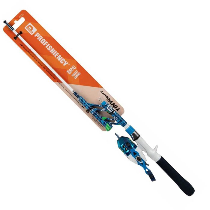 Рыболовный комплект Profishency Profishiency Briyo Pocket Spincast Combo - Blue, 20in, Lig