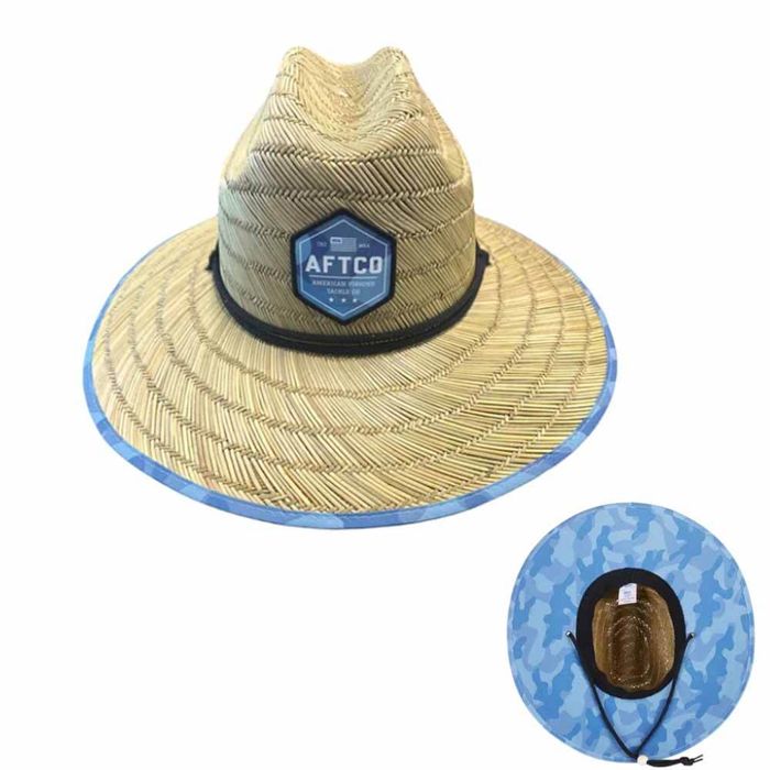 Головной убор Aftco Apparel Aftco Air Force Og Camo Boatbar Straw Hat