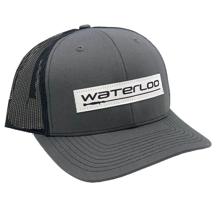 Головной убор Waterloo Rods Waterloo Charcoal and Black Cap - Performance Patch Logo