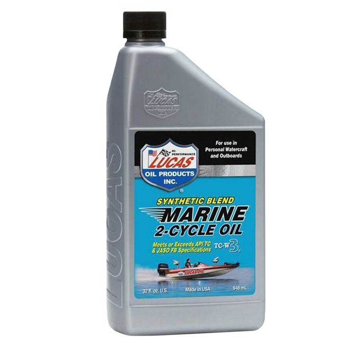 Запчасть лодочного мотора Lucas Oil Marine Synthetic Blend 2-Cycle Outboard Oil