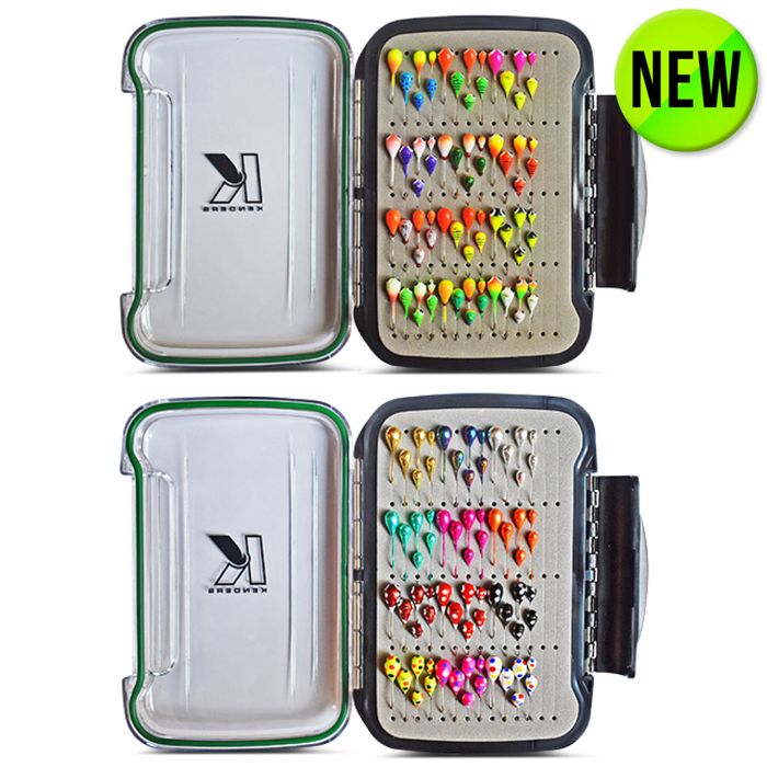 Зимняя приманка Kenders Outdoors 144 PIECE TUNGSTEN JIG SET WITH PREMIUM BOX