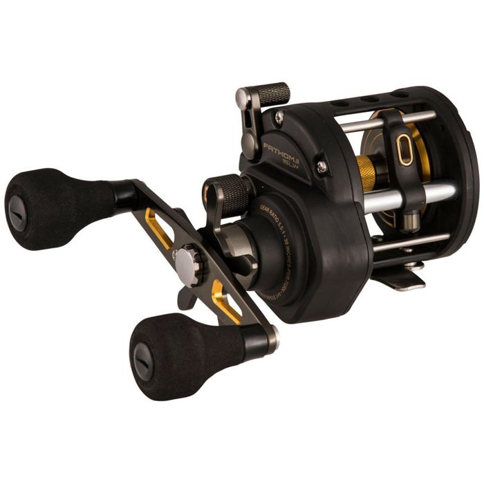 Морская мультипликаторная катушка Penn Fathom II Star Drag Levelwind Conventional Reels