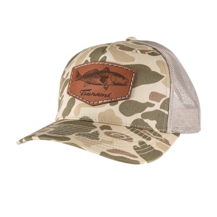 Головной убор Tsunami Camo Redfish Trucker Hat