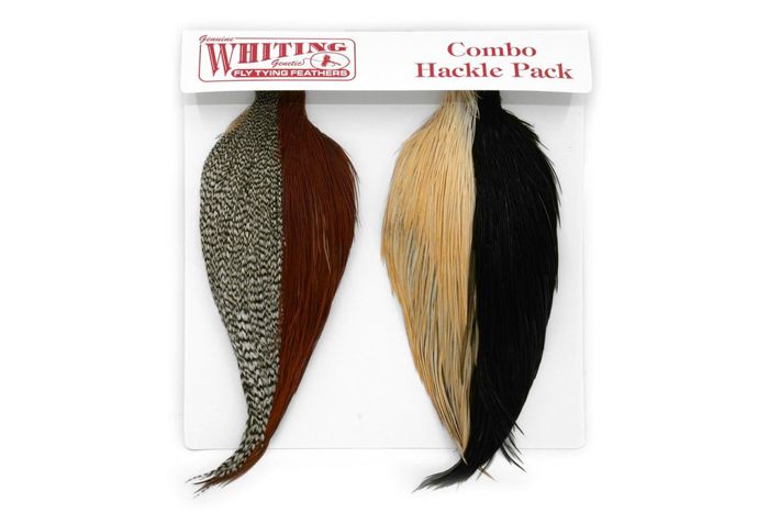 Материал для вязания мушек Whiting Introductory Hackle Pack - Four 1/2 Capes