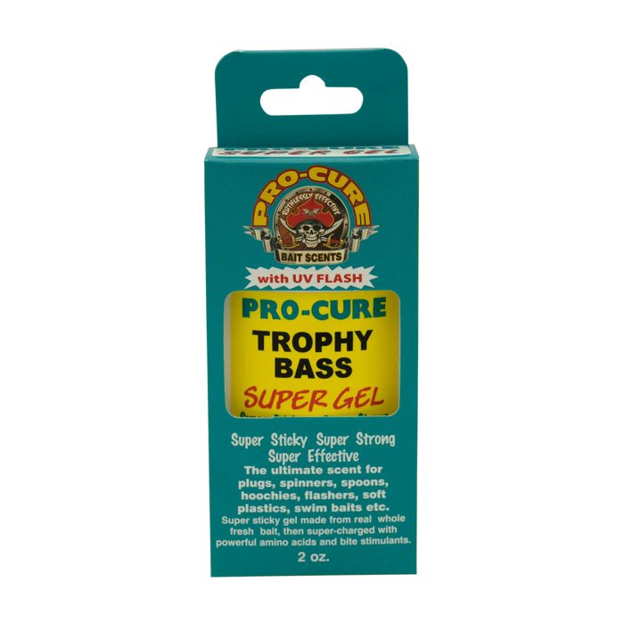 Аттрактант Pro-Cure Trophy Bass Super Gel Fish Attractant - 2 oz.