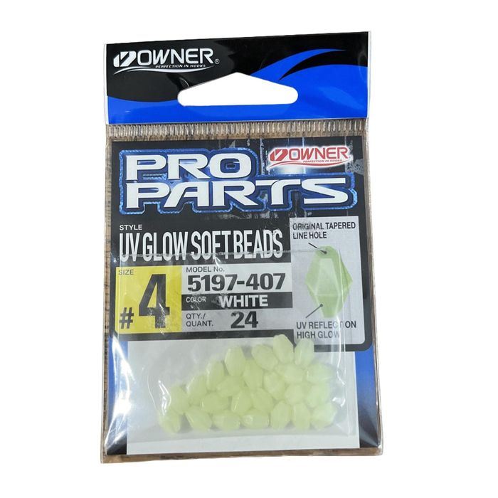 Материал для вязания мушек Owner UV Glow Soft Beads
