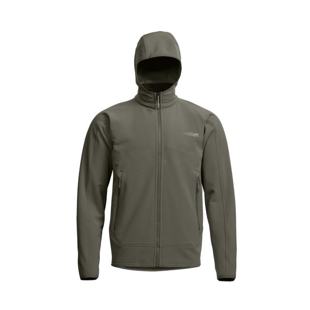 Непромокаемая одежда POS - Sitka Gear Sitka Alpha Fleece Hooded Jacket - Bark Brown