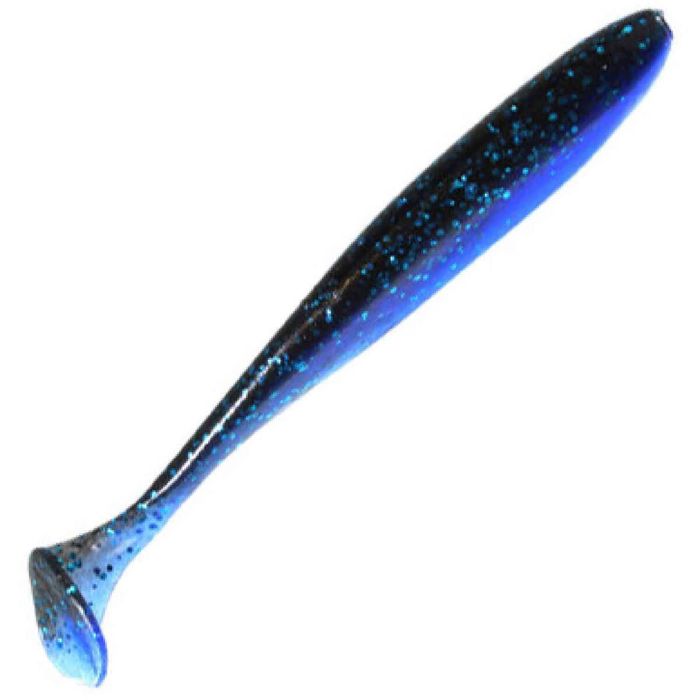 Свимбейт Keitech Easy Shiner Soft Swimbait - Black/Blue Flake, 4in, 7pk