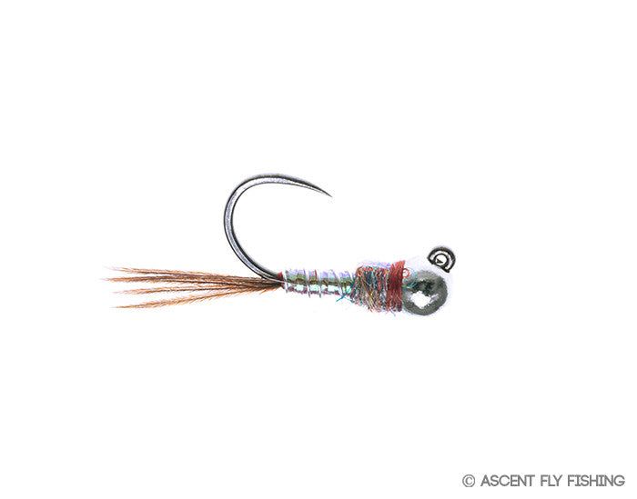 Зимняя приманка Ascent Fly Fishing Tungsten Jig Rainbow Warrior