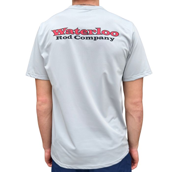 Рыболовная рубашка Waterloo Rods Waterloo Silver Short Sleeve Tee - OG Logo