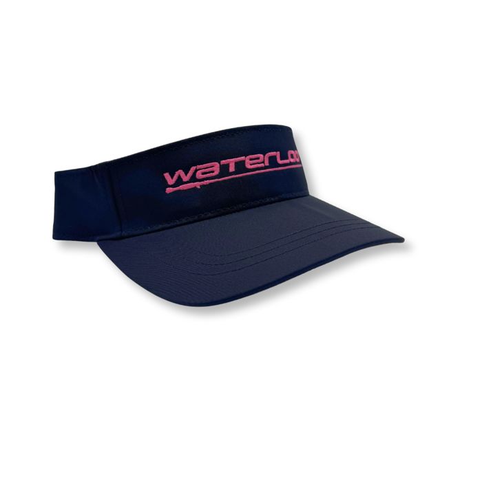 Головной убор Richardson Waterloo Navy Visor - Hot Pink Performance Logo