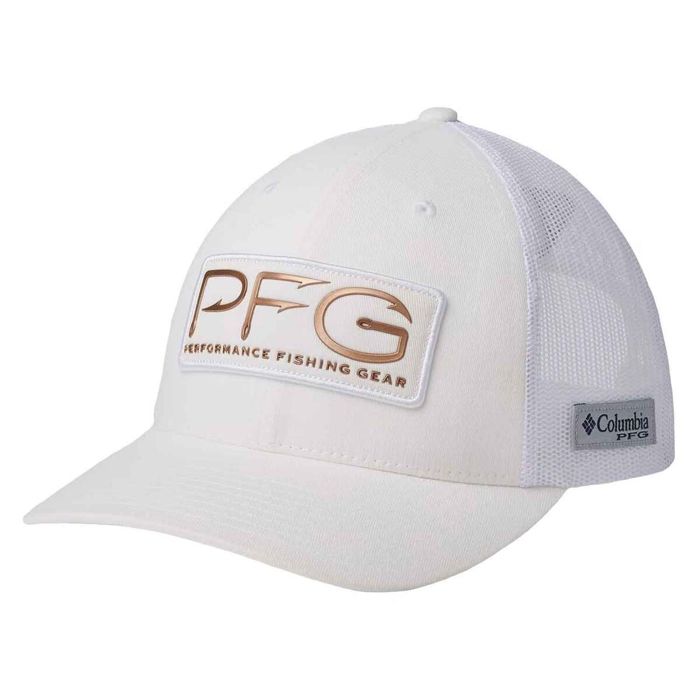 Кепка Columbia Women's PFG Mesh Snap Back Cap - White/PFG Hooks - One Size Fits Most