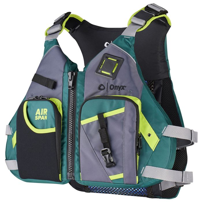Спасательный жилет Onyx Air Span Angler PFD Life Jacket, XL/2XL, Green