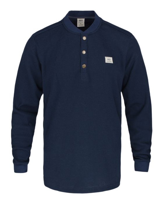 Рыболовная рубашка Banded Casual Old South Henley Long Sleeve Shirt