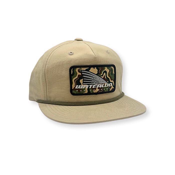 Головной убор Rhodes Headwear Waterloo Sand Dune and Olive Rope Cap - Wavy Camo Tails Up P