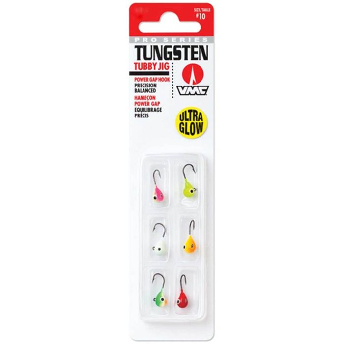 Зимняя приманка VMC Tungsten Tubby Ice Fishing Lure Kit - Ultra Glow, 1/32oz
