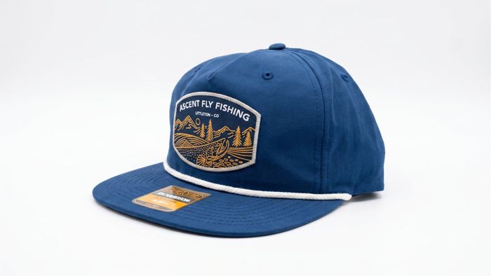 Головной убор Ascent Fly Fishing Royal Blue "Mountain & Stream" Rope Hat