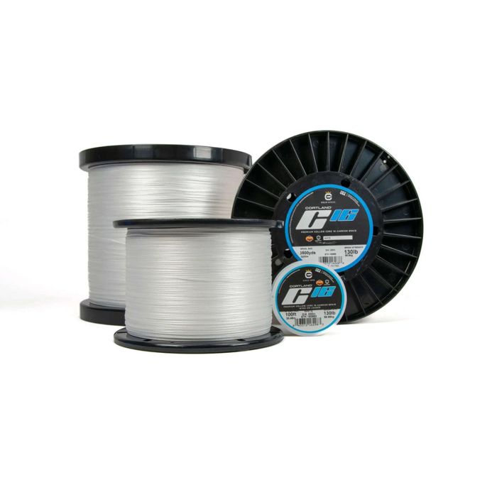 Плетёный шнур Cortland C16 Super Braid Hollowcore Braided Fishing Line (1500 yd Spools)