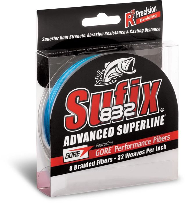 Плетёный шнур Sufix 832 Braid 65 lb 300 yd Fiber Line