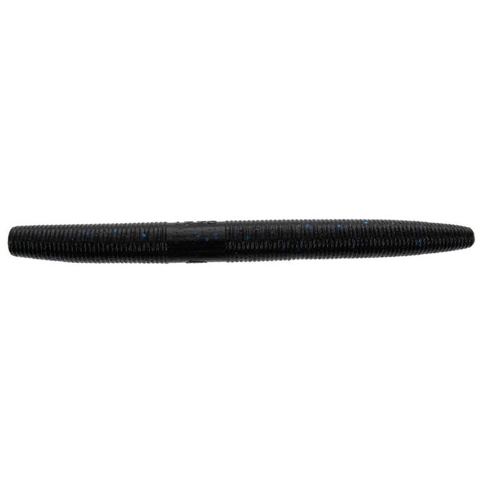 Силиконовая приманка Yamamoto 5in Fat Senko Stick Bait - Black w/ Blue Flake, 10pk