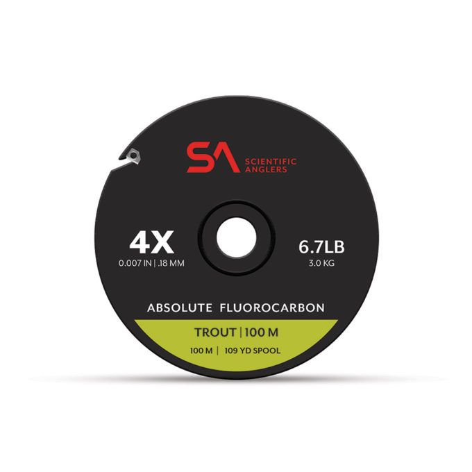 Флюорокарбоновая леска Absolute Fluorocarbon Trout Tippet 100m--Scientific Anglers