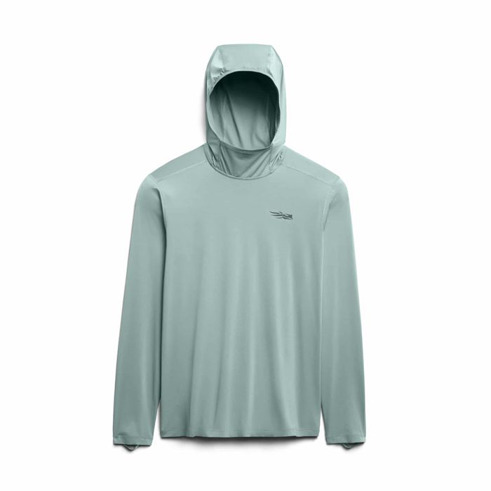 Рыболовная рубашка Sitka Guard Sun Hoodie ~ Saltwater Blue
