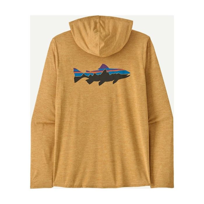 Рыболовная рубашка Patagonia M's Capilene Cool Daily Graphic Hoody - Fitz Roy Trout: Beesw