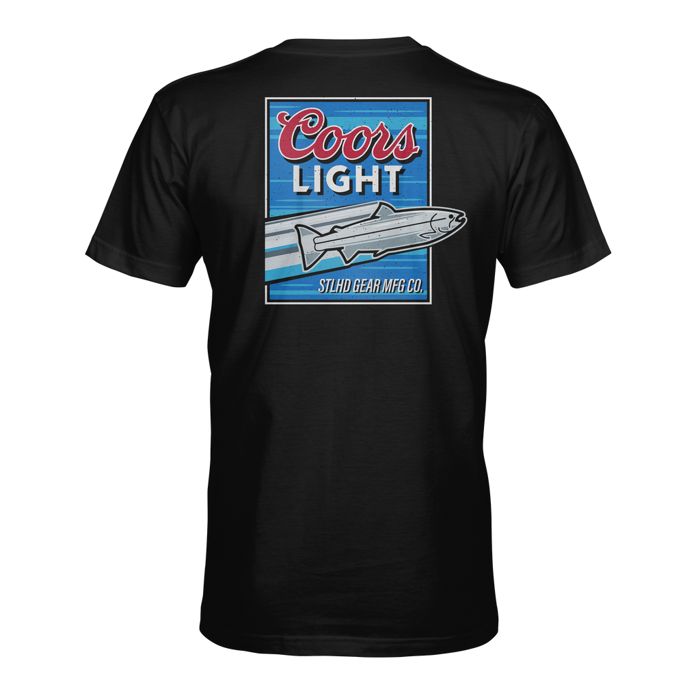 Рыболовная рубашка STLHD GEAR STLHD Men’s X Coors Light Throwback Tee