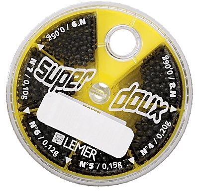 Грузила Feather Craft Lemer Super Doux Lead Micro Split Shot Assortment