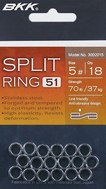 Вертлюги и застёжки BKK Split Rings