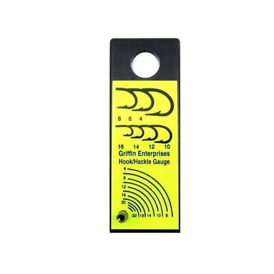 Материал для вязания мушек Hareline Griffin Hook & Hackle Gauge