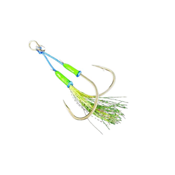 Крючки Jigging World Angel Twin Assist Hooks with Flash
