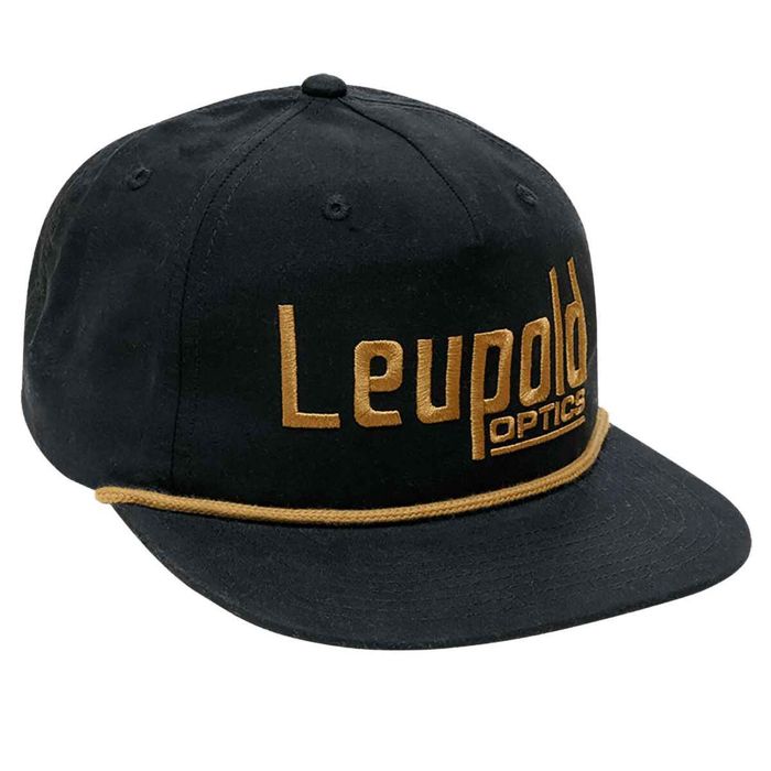 Головной убор Leupold Retro Roper Ball Hat - Flat Brim Roper Hat - Black - One Size Fits M