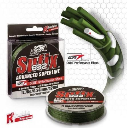 Плетёный шнур Rapala Sufix 832 Advanced Superline Fishing Line