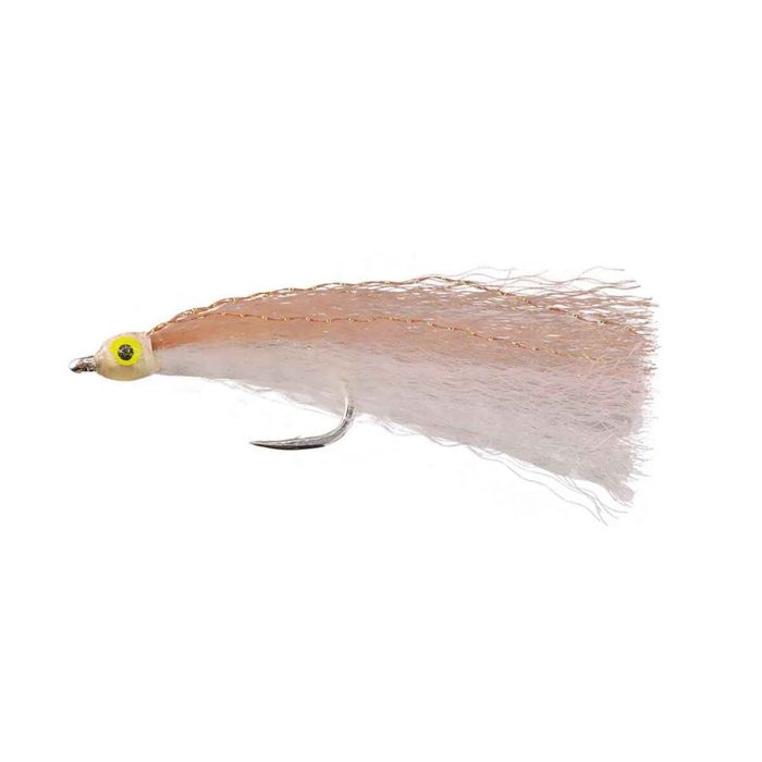 Мушки RoundRocks Glass Minnow Fly - Tan, Size 2, 6pk