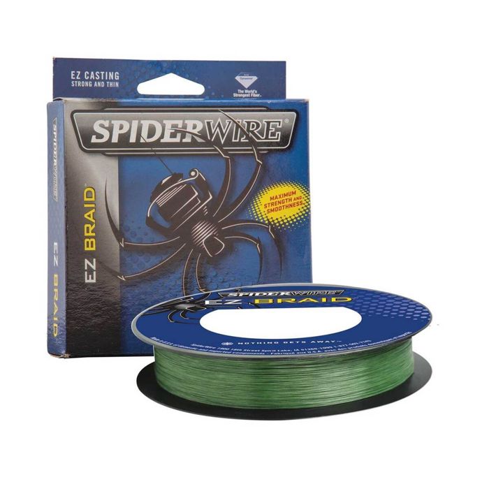 Плетёный шнур Spiderwire EZ Braid Fishing Line - Moss Green, 50lb, 110yds