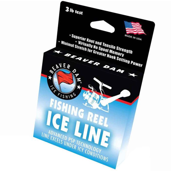 Монофильная леска Beaver Dam Fishing Reel Ice Fishing Line - 3lb, 125yds