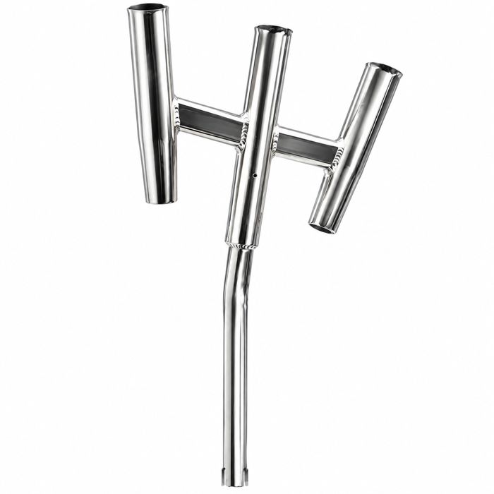 Держатель удилища TIGRESS Triple Kite Rod Holder - Bent Butt Polished Finish - 88158